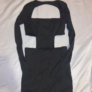 Black Cut-out Dress